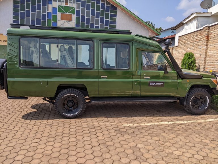 Book Toyota Land Cruiser Hardtop rental Rwanda with Rwanda Rent Car. Safari-ready 4x4 for gorilla trekking, tours & rough roads.